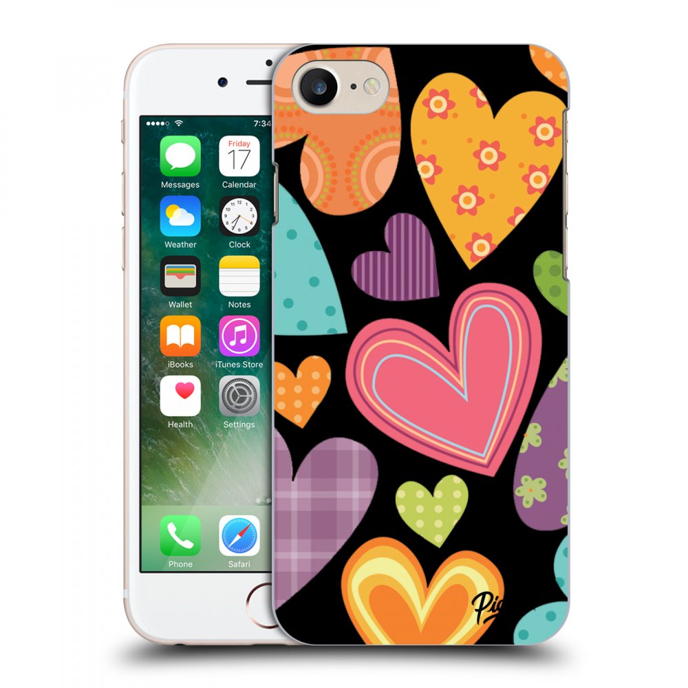 Picasee ULTIMATE CASE Apple iPhone 7 - készülékre - Colored heart