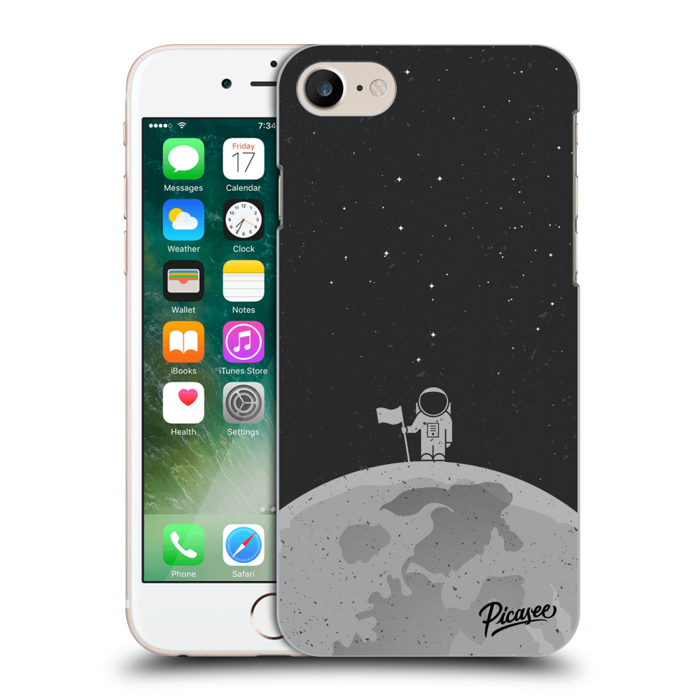 Picasee műanyag átlátszó tok az alábbi mobiltelefonokra Apple iPhone 7 - Astronaut