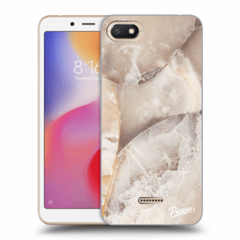 Picasee átlátszó szilikon tok az alábbi mobiltelefonokra Xiaomi Redmi 6A - Cream marble