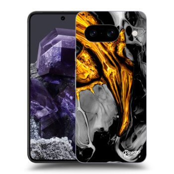 Szilikon tok erre a típusra Google Pixel 8a - Black Gold