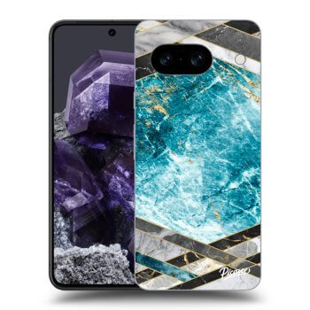 Szilikon tok erre a típusra Google Pixel 8 - Blue geometry
