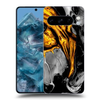 Szilikon tok erre a típusra Google Pixel 8 Pro - Black Gold