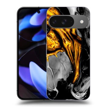 Szilikon tok erre a típusra Google Pixel 9 - Black Gold
