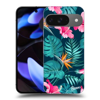 Szilikon tok erre a típusra Google Pixel 9 - Pink Monstera