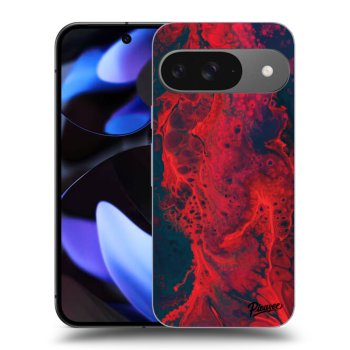 Szilikon tok erre a típusra Google Pixel 9 - Organic red
