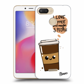 Picasee átlátszó szilikon tok az alábbi mobiltelefonokra Xiaomi Redmi 6 - Cute coffee