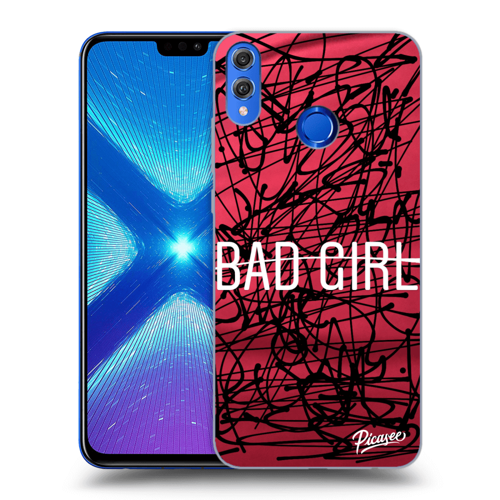 Picasee átlátszó szilikon tok az alábbi mobiltelefonokra Honor 8X - Bad girl