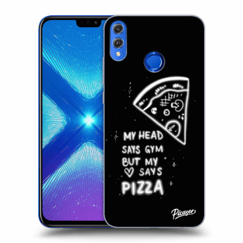 Picasee átlátszó szilikon tok az alábbi mobiltelefonokra Honor 8X - Pizza