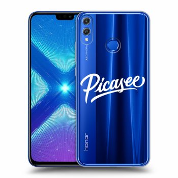 Picasee átlátszó szilikon tok az alábbi mobiltelefonokra Honor 8X - Picasee - White