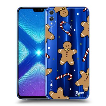 Picasee átlátszó szilikon tok az alábbi mobiltelefonokra Honor 8X - Gingerbread