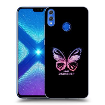 Picasee átlátszó szilikon tok az alábbi mobiltelefonokra Honor 8X - Diamanty Purple