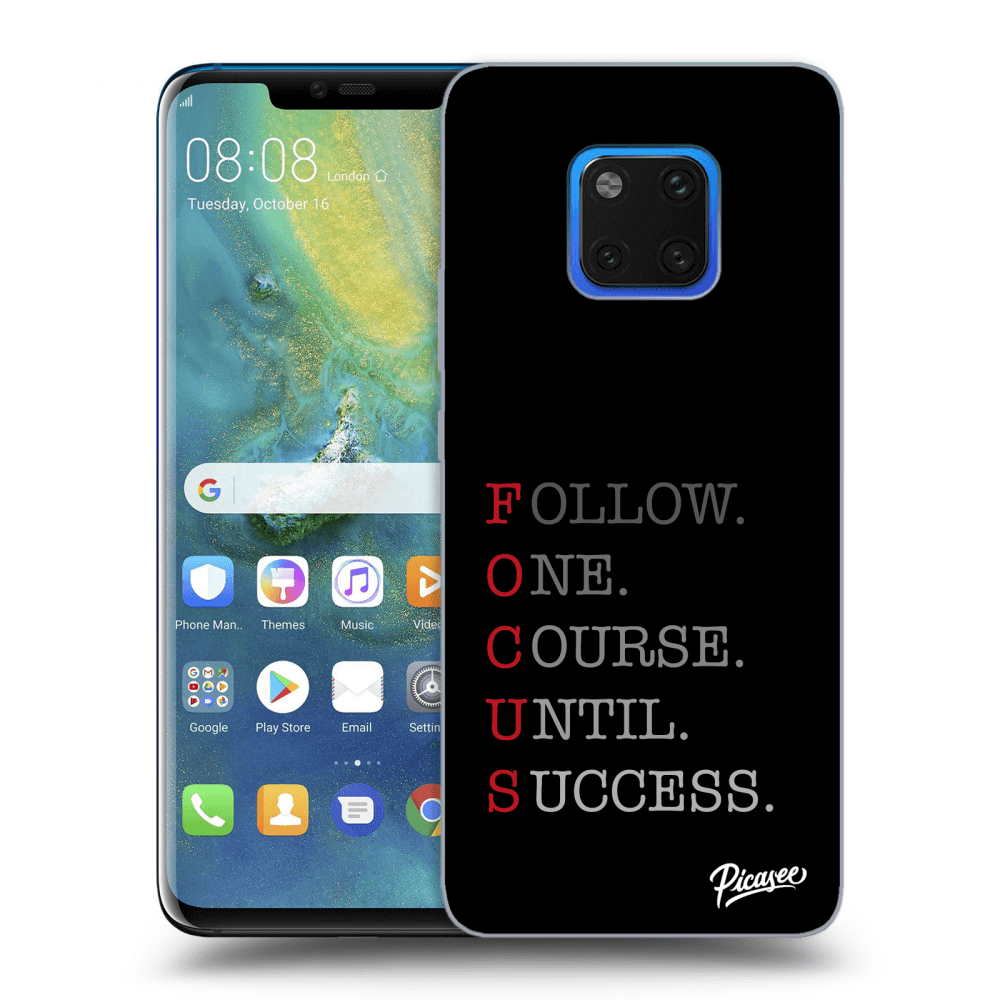 Picasee átlátszó szilikon tok az alábbi mobiltelefonokra Huawei Mate 20 Pro - Focus