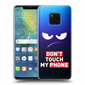 Tok az alábbi mobiltelefonokra Huawei Mate 20 Pro - Angry Eyes - Transparent