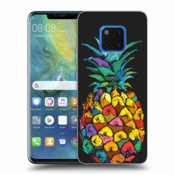 Picasee fekete szilikon tok az alábbi mobiltelefonokra Huawei Mate 20 Pro - Pineapple