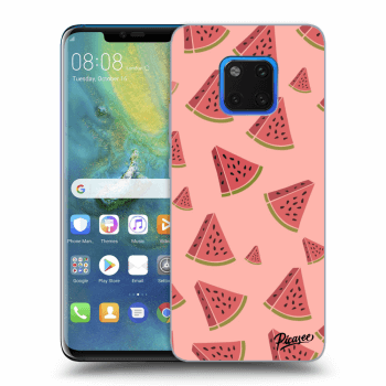 Picasee fekete szilikon tok az alábbi mobiltelefonokra Huawei Mate 20 Pro - Watermelon