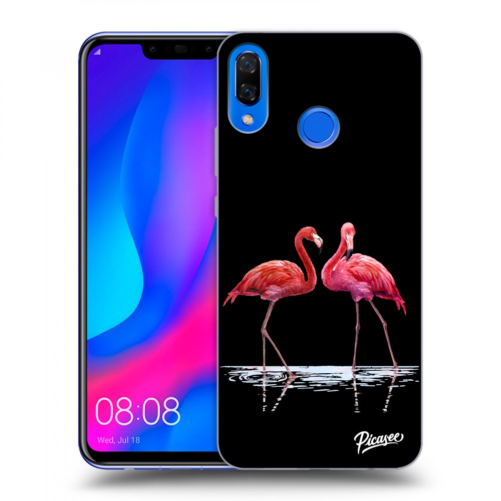 Picasee ULTIMATE CASE Huawei Nova 3 - készülékre - Flamingos couple