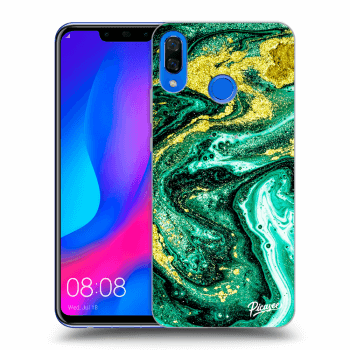 Szilikon tok erre a típusra Huawei Nova 3 - Green Gold