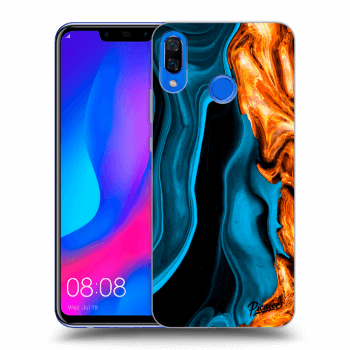 Szilikon tok erre a típusra Huawei Nova 3 - Gold blue