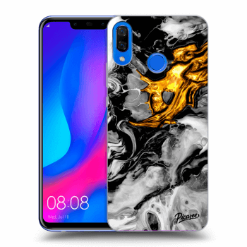 Szilikon tok erre a típusra Huawei Nova 3 - Black Gold 2