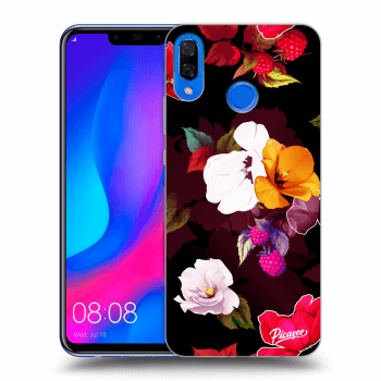 Szilikon tok erre a típusra Huawei Nova 3 - Flowers and Berries