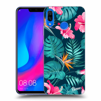 Szilikon tok erre a típusra Huawei Nova 3 - Pink Monstera