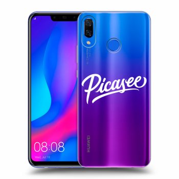 Picasee átlátszó szilikon tok az alábbi mobiltelefonokra Huawei Nova 3 - Picasee - White