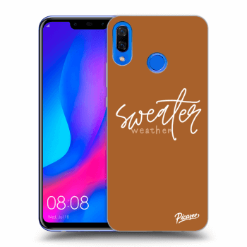 Szilikon tok erre a típusra Huawei Nova 3 - Sweater weather