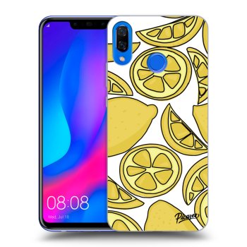 Szilikon tok erre a típusra Huawei Nova 3 - Lemon