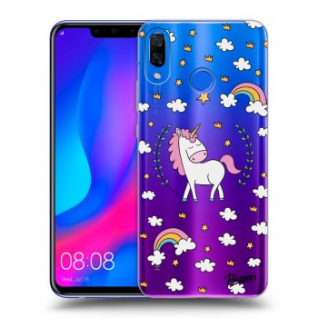 Picasee átlátszó szilikon tok az alábbi mobiltelefonokra Huawei Nova 3 - Unicorn star heaven