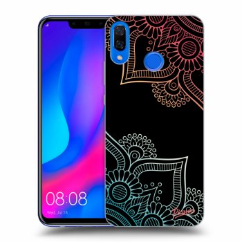 Szilikon tok erre a típusra Huawei Nova 3 - Flowers pattern