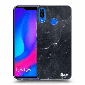 Szilikon tok erre a típusra Huawei Nova 3 - Black marble