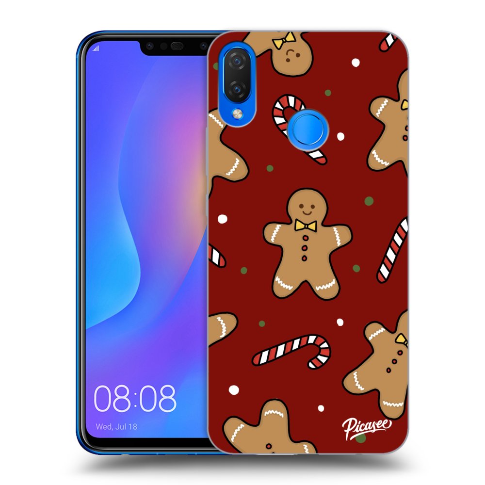 Picasee fekete szilikon tok az alábbi mobiltelefonokra Huawei Nova 3i - Gingerbread 2