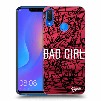 Picasee fekete szilikon tok az alábbi mobiltelefonokra Huawei Nova 3i - Bad girl