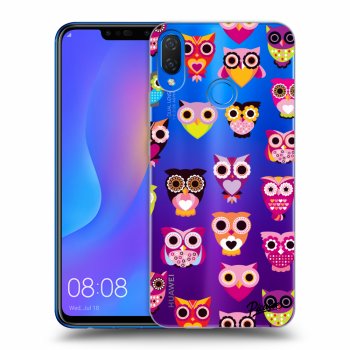 Picasee átlátszó szilikon tok az alábbi mobiltelefonokra Huawei Nova 3i - Owls