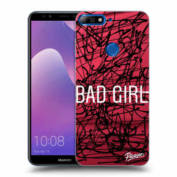 Picasee átlátszó szilikon tok az alábbi mobiltelefonokra Huawei Y7 Prime (2018) - Bad girl