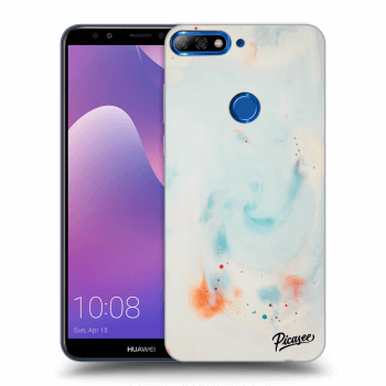 Picasee átlátszó szilikon tok az alábbi mobiltelefonokra Huawei Y7 Prime (2018) - Splash