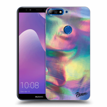 Picasee átlátszó szilikon tok az alábbi mobiltelefonokra Huawei Y7 Prime (2018) - Holo