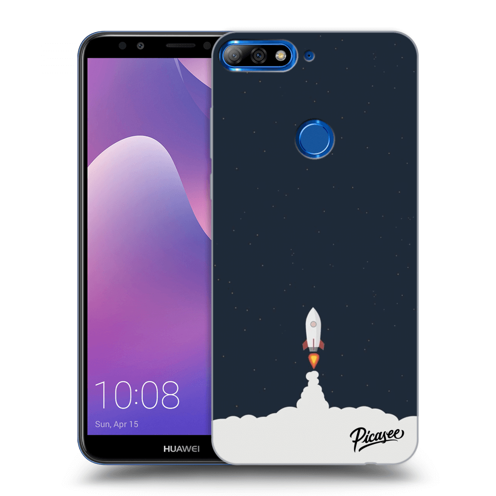 Picasee átlátszó szilikon tok az alábbi mobiltelefonokra Huawei Y7 Prime (2018) - Astronaut 2