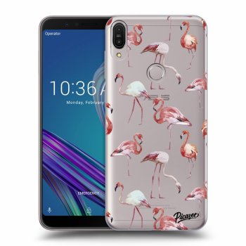 Picasee átlátszó szilikon tok az alábbi mobiltelefonokra Asus ZenFone Max Pro (M1) ZB602KL - Flamingos