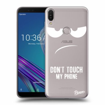 Picasee átlátszó szilikon tok az alábbi mobiltelefonokra Asus ZenFone Max Pro (M1) ZB602KL - Don't Touch My Phone
