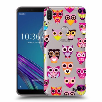 Picasee átlátszó szilikon tok az alábbi mobiltelefonokra Asus ZenFone Max Pro (M1) ZB602KL - Owls