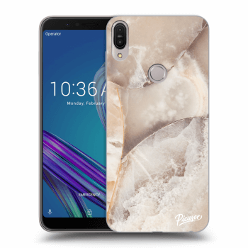 Picasee átlátszó szilikon tok az alábbi mobiltelefonokra Asus ZenFone Max Pro (M1) ZB602KL - Cream marble