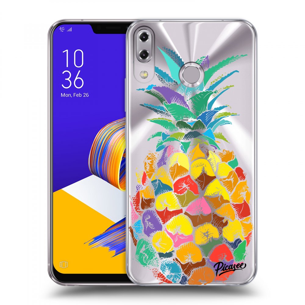 Picasee átlátszó szilikon tok az alábbi mobiltelefonokra Asus ZenFone 5 ZE620KL - Pineapple