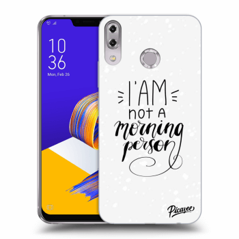 Picasee átlátszó szilikon tok az alábbi mobiltelefonokra Asus ZenFone 5 ZE620KL - I am not a morning person