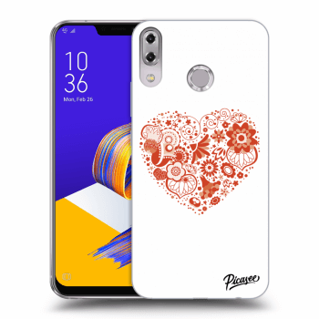 Picasee átlátszó szilikon tok az alábbi mobiltelefonokra Asus ZenFone 5 ZE620KL - Big heart