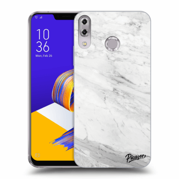 Picasee átlátszó szilikon tok az alábbi mobiltelefonokra Asus ZenFone 5 ZE620KL - White marble
