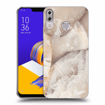 Picasee átlátszó szilikon tok az alábbi mobiltelefonokra Asus ZenFone 5 ZE620KL - Cream marble