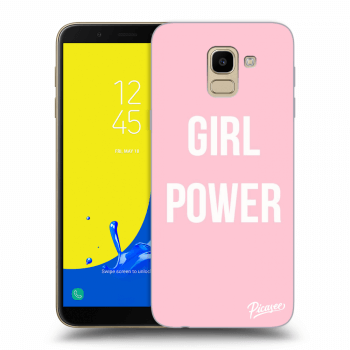Picasee átlátszó szilikon tok az alábbi mobiltelefonokra Samsung Galaxy J6 J600F - Girl power