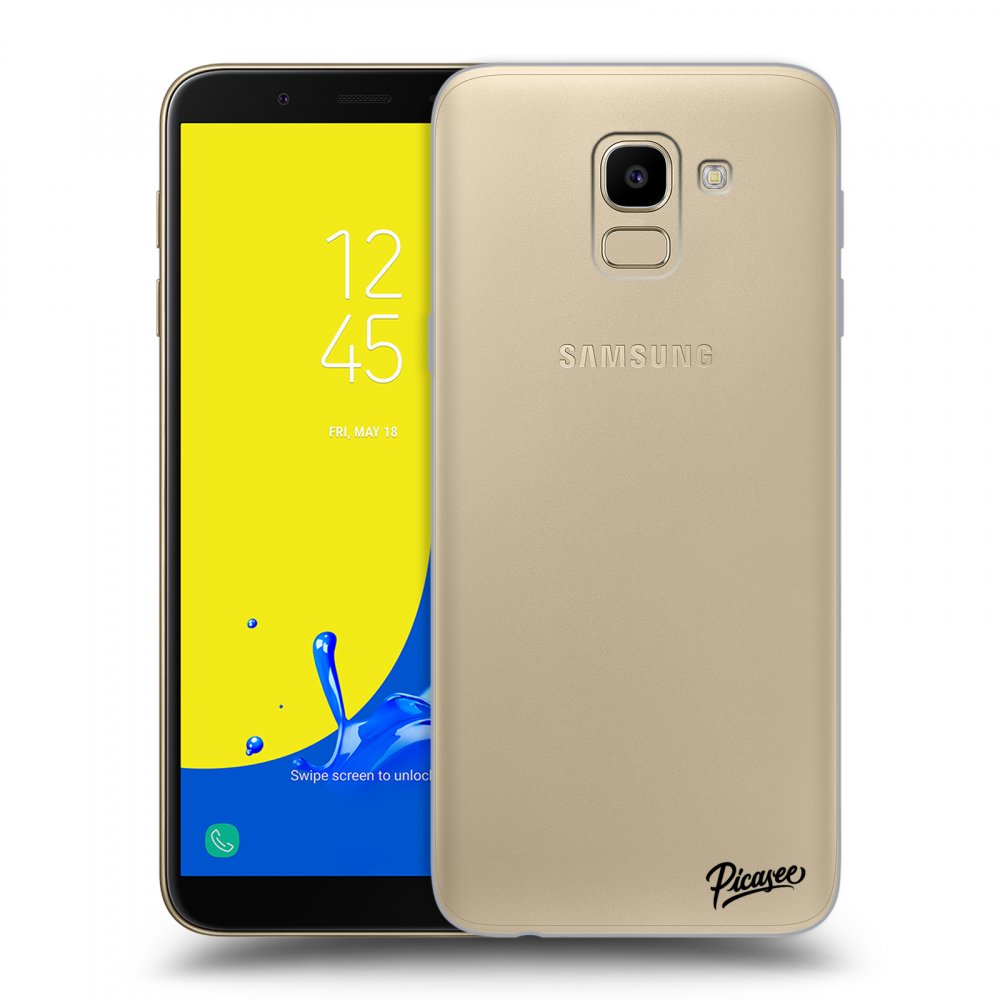 Picasee átlátszó szilikon tok az alábbi mobiltelefonokra Samsung Galaxy J6 J600F - Clear