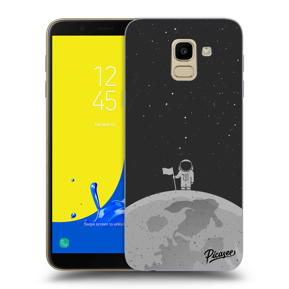 Picasee átlátszó szilikon tok az alábbi mobiltelefonokra Samsung Galaxy J6 J600F - Astronaut